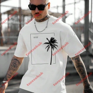 Model 3293 Erkek Yazlık Yuvarlak Yaka Kısa Kollu Günlük Tişört, Yaz