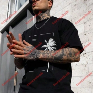 Model 3293 Erkek Yazlık Yuvarlak Yaka Kısa Kollu Günlük Tişört, Yaz