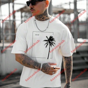 Model 3293 Erkek Yazlık Yuvarlak Yaka Kısa Kollu Günlük Tişört, Yaz