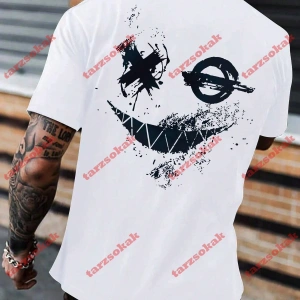 Model 3294 Erkek Yazlık Yuvarlak Yaka Kısa Kollu Günlük Tişört, Yaz