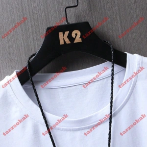 Model 3294 Erkek Yazlık Yuvarlak Yaka Kısa Kollu Günlük Tişört, Yaz