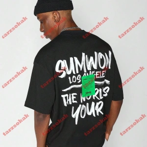 Model 3297 Erkek Yazlık Yuvarlak Yaka Kısa Kollu Günlük Tişört, Yaz