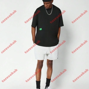 Model 3297 Erkek Yazlık Yuvarlak Yaka Kısa Kollu Günlük Tişört, Yaz