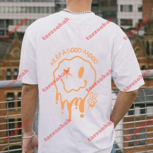 Model 3300 Erkek Yazlık Yuvarlak Yaka Kısa Kollu Günlük Tişört, Yaz