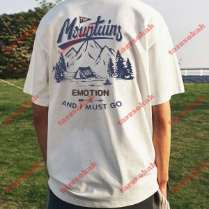 Model 3304 Erkek Yazlık Yuvarlak Yaka Kısa Kollu Günlük Tişört, Yaz