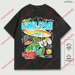 Model 3305 Erkek Yazlık Yuvarlak Yaka Kısa Kollu Günlük Tişört, Yaz