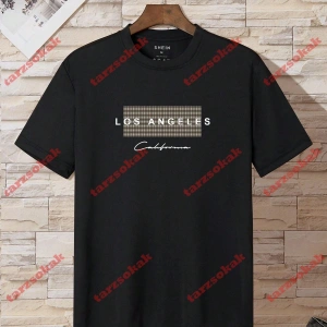 Model 3308 Erkek Yazlık Yuvarlak Yaka Kısa Kollu Günlük Tişört, Yaz