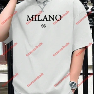 Model 3309 Erkek Yazlık Yuvarlak Yaka Kısa Kollu Günlük Tişört, Yaz