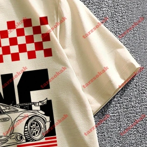 Model 3312 Erkek Yazlık Yuvarlak Yaka Kısa Kollu Günlük Tişört, Yaz