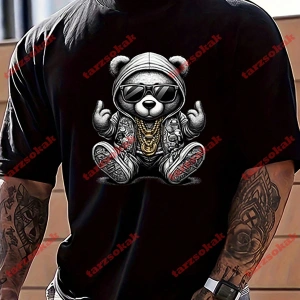 Model 3313 Erkek Yazlık Yuvarlak Yaka Kısa Kollu Günlük Tişört, Yaz