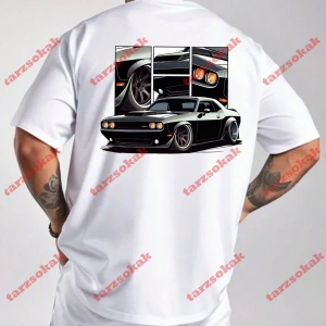 Model 3322 Erkek Yazlık Yuvarlak Yaka Kısa Kollu Günlük Tişört, Yaz