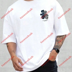 Model 3328 Erkek Yazlık Yuvarlak Yaka Kısa Kollu Günlük Tişört, Yaz