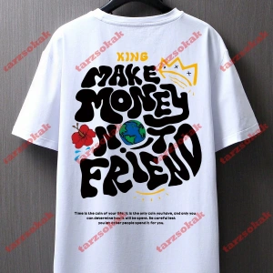 Model 3330 Erkek Yazlık Yuvarlak Yaka Kısa Kollu Günlük Tişört, Yaz