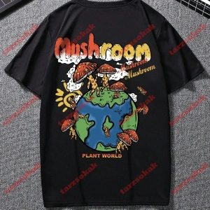 Model 3337 Erkek Yazlık Yuvarlak Yaka Kısa Kollu Günlük Tişört, Yaz