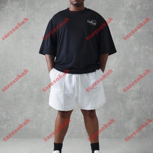 Model 3338 Erkek Yazlık Yuvarlak Yaka Kısa Kollu Günlük Tişört, Yaz