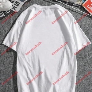 Model 3341 Erkek Yazlık Yuvarlak Yaka Kısa Kollu Günlük Tişört, Yaz