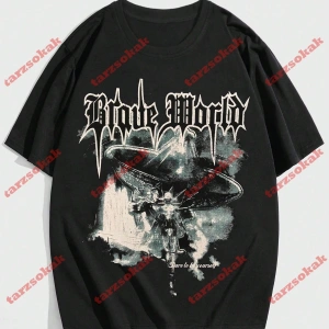 Model 3345 Erkek Yazlık Yuvarlak Yaka Kısa Kollu Günlük Tişört, Yaz