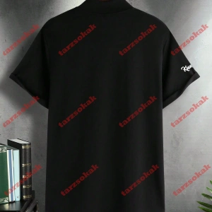 Model 3351 Erkek Yazlık Yuvarlak Yaka Kısa Kollu Günlük Tişört, Yaz