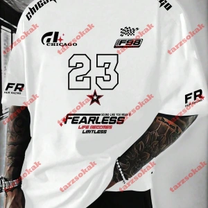 Model 3352 Erkek Yazlık Yuvarlak Yaka Kısa Kollu Günlük Tişört, Yaz