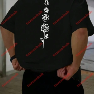 Model 3359 Erkek Yazlık Yuvarlak Yaka Kısa Kollu Günlük Tişört, Yaz