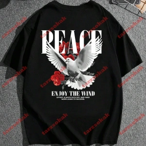 Model 3362 Erkek Yazlık Yuvarlak Yaka Kısa Kollu Günlük Tişört, Yaz