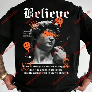 Model 3364 Erkek Yazlık Yuvarlak Yaka Kısa Kollu Günlük Tişört, Yaz