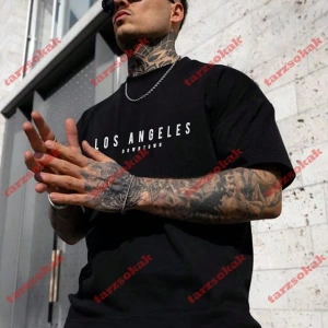 Model 3367 Erkek Yazlık Yuvarlak Yaka Kısa Kollu Günlük Tişört, Yaz