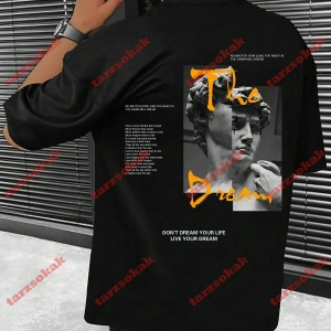 Model 3369 Erkek Yazlık Yuvarlak Yaka Kısa Kollu Günlük Tişört, Yaz