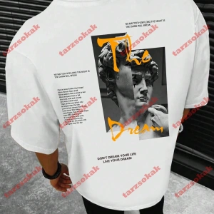 Model 3369 Erkek Yazlık Yuvarlak Yaka Kısa Kollu Günlük Tişört, Yaz