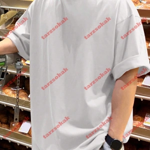 Model 3375 Erkek Yazlık Yuvarlak Yaka Kısa Kollu Günlük Tişört, Yaz