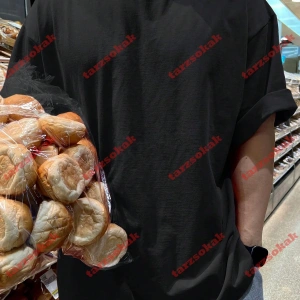 Model 3375 Erkek Yazlık Yuvarlak Yaka Kısa Kollu Günlük Tişört, Yaz