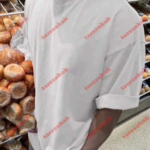 Model 3375 Erkek Yazlık Yuvarlak Yaka Kısa Kollu Günlük Tişört, Yaz