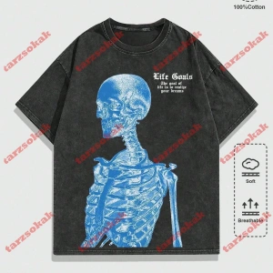 Model 3378 Erkek Yazlık Yuvarlak Yaka Kısa Kollu Günlük Tişört, Yaz