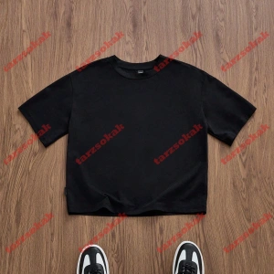 Model 3385 Erkek Yazlık Yuvarlak Yaka Kısa Kollu Günlük Tişört, Yaz