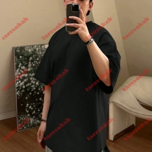 Model 3386 Erkek Yazlık Yuvarlak Yaka Kısa Kollu Günlük Tişört, Yaz