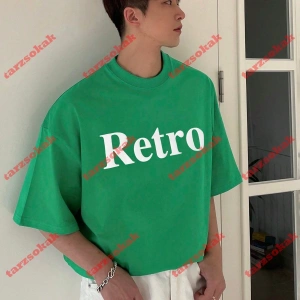 Model 3397 Erkek Yazlık Yuvarlak Yaka Kısa Kollu Günlük Tişört, Yaz