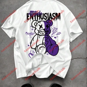 Model 3398 Erkek Yazlık Yuvarlak Yaka Kısa Kollu Günlük Tişört, Yaz