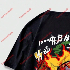 Model 3400 Erkek Yazlık Yuvarlak Yaka Kısa Kollu Günlük Tişört, Yaz