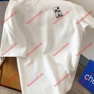 Model 3402 Erkek Yazlık Yuvarlak Yaka Kısa Kollu Günlük Tişört, Yaz