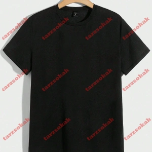 Model 3407 Erkek Yazlık Yuvarlak Yaka Kısa Kollu Günlük Tişört, Yaz