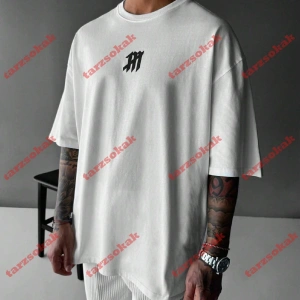 Model 3408 Erkek Yazlık Yuvarlak Yaka Kısa Kollu Günlük Tişört, Yaz