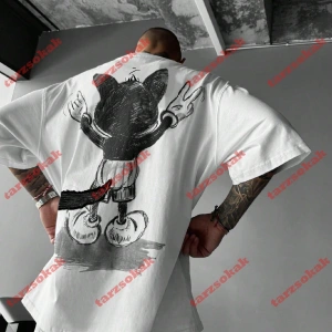 Model 3408 Erkek Yazlık Yuvarlak Yaka Kısa Kollu Günlük Tişört, Yaz