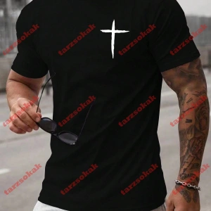 Model 3431 Erkek Yazlık Yuvarlak Yaka Kısa Kollu Günlük Tişört, Yaz