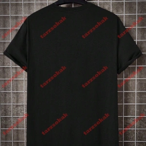 Model 3433 Erkek Yazlık Yuvarlak Yaka Kısa Kollu Günlük Tişört, Yaz