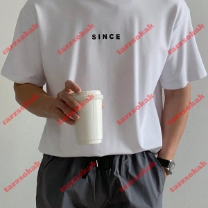 Model 3439 Erkek Yazlık Yuvarlak Yaka Kısa Kollu Günlük Tişört, Yaz