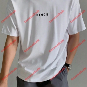 Model 3439 Erkek Yazlık Yuvarlak Yaka Kısa Kollu Günlük Tişört, Yaz