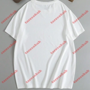 Model 3441 Erkek Yazlık Yuvarlak Yaka Kısa Kollu Günlük Tişört, Yaz