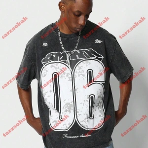 Model 3465 Erkek Yazlık Yuvarlak Yaka Kısa Kollu Günlük Tişört, Yaz