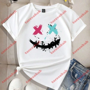 Model 3466 Erkek Yazlık Yuvarlak Yaka Kısa Kollu Günlük Tişört, Yaz