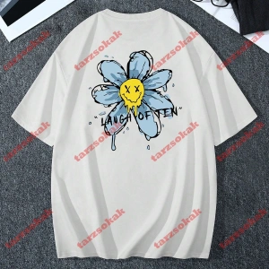 Model 3469 Erkek Yazlık Yuvarlak Yaka Kısa Kollu Günlük Tişört, Yaz